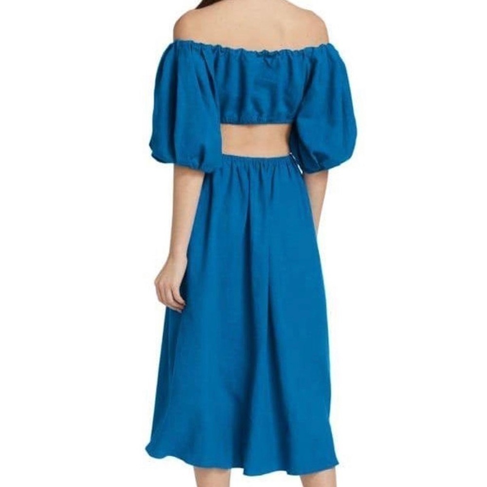 Farm Rio
Off-Shoulder Cutout-Waist Knotted Midi Dress - Picture 9 of 9
